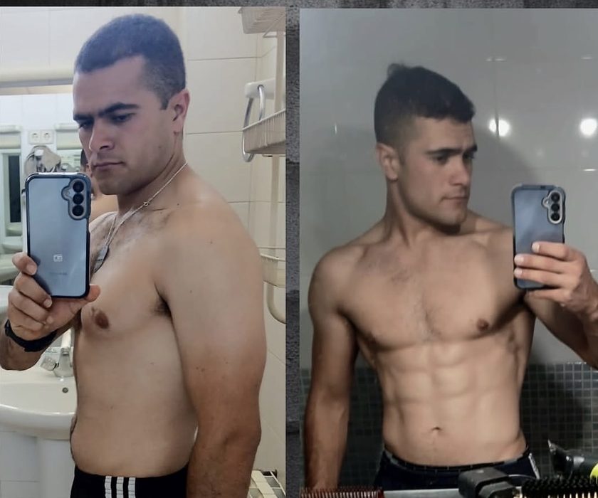 Antes y después de un cliente de Hermetic Way