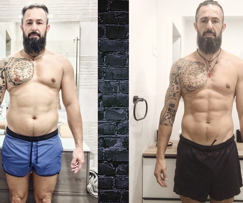 Antes y después de un cliente de Hermetic Way