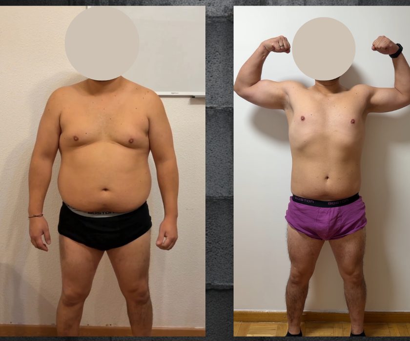 Antes y después de un cliente de Hermetic Way