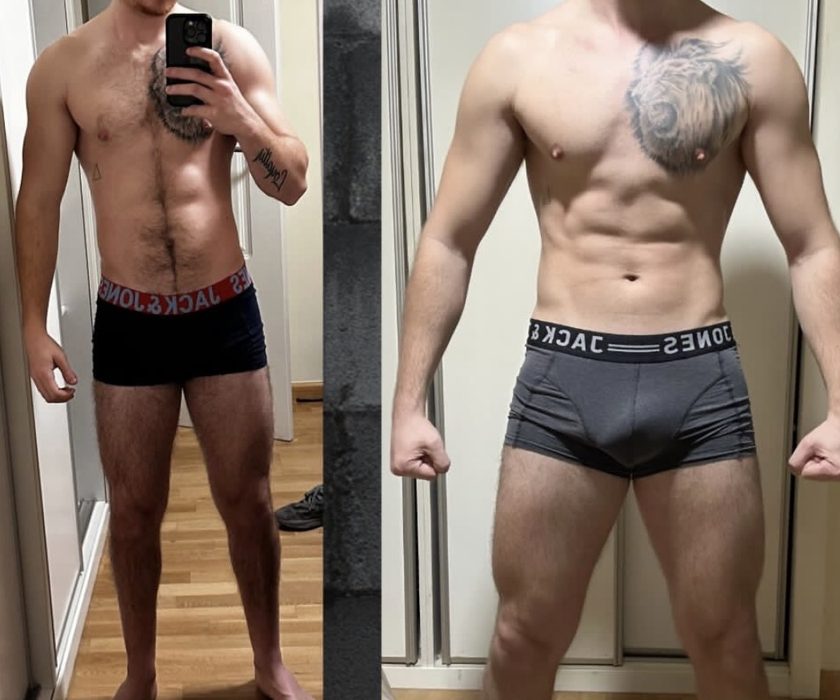Antes y después de un cliente de Hermetic Way
